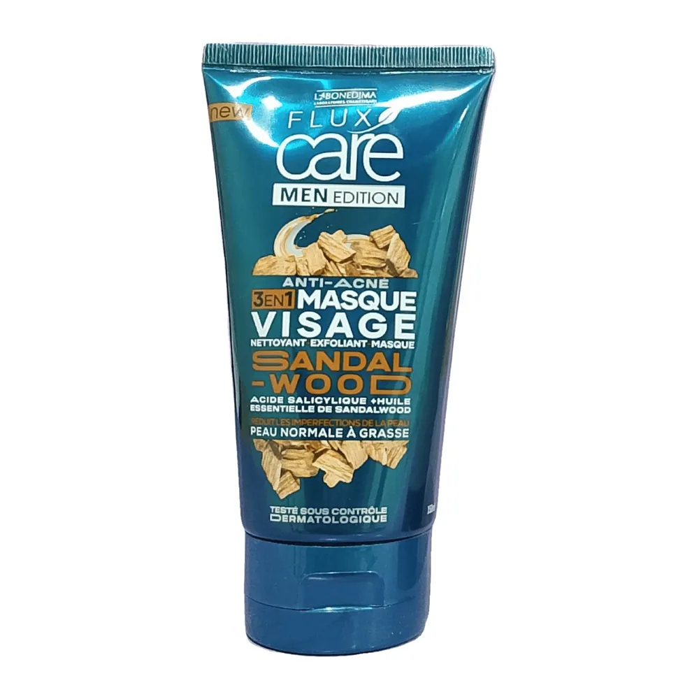 Flux Care Men Edition Masque Visage 150Ml Sandal Wood