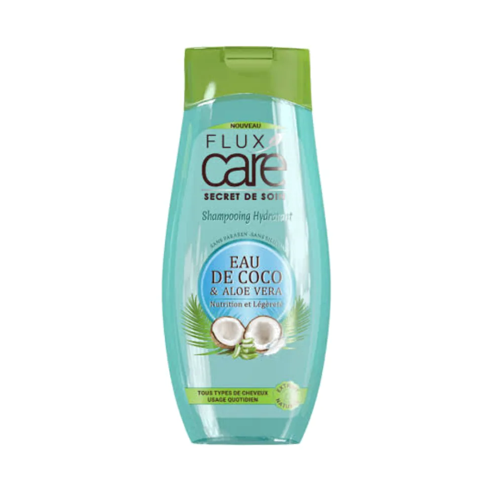 Flux Care Shampooing Eau De Coco & Aloe Vera 265ml