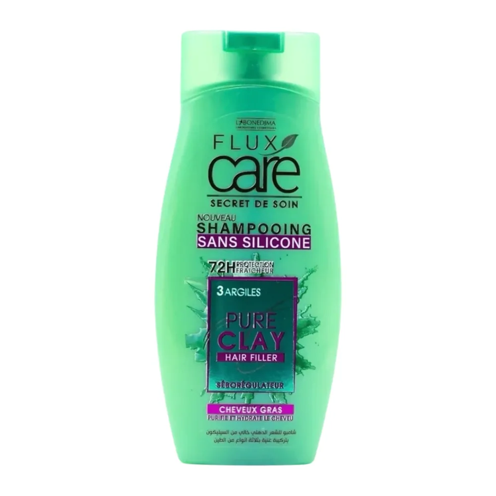 Flux Care Shampooing Pure Clay Cheveux Gras
