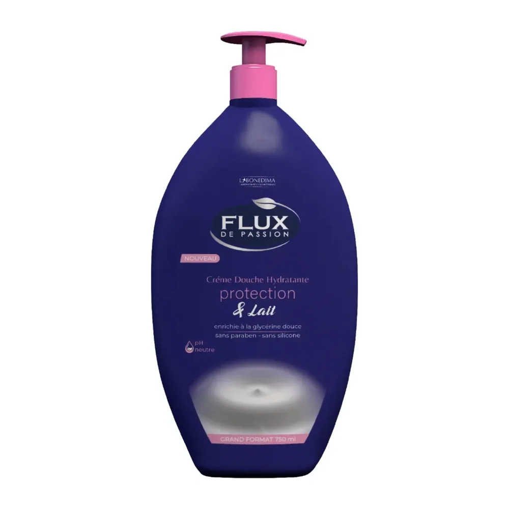 Flux De Passion Gel Douche 750Ml Protection Et Lait
