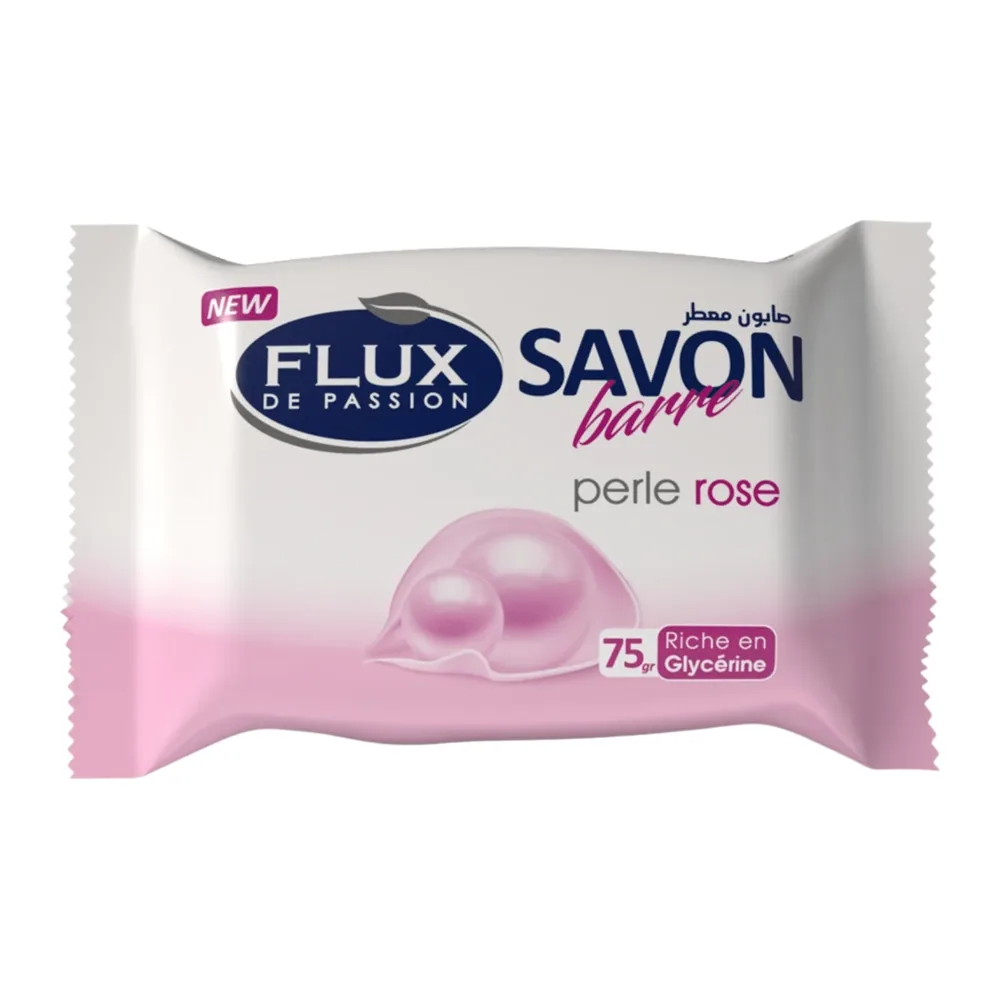 Flux Passion Savon Barre 75Gr Perle Rose