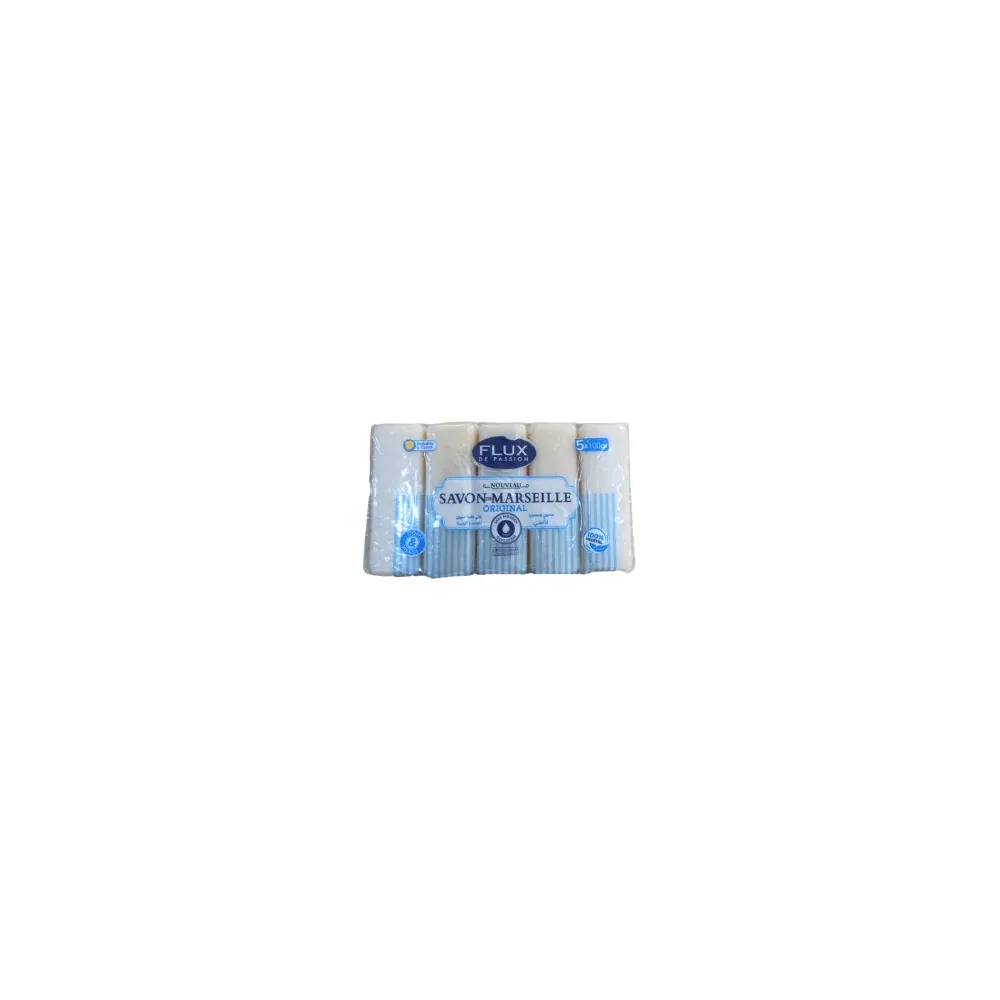 Flux De Passion Savon De Marseille Original 100Gr Pack 5Ps