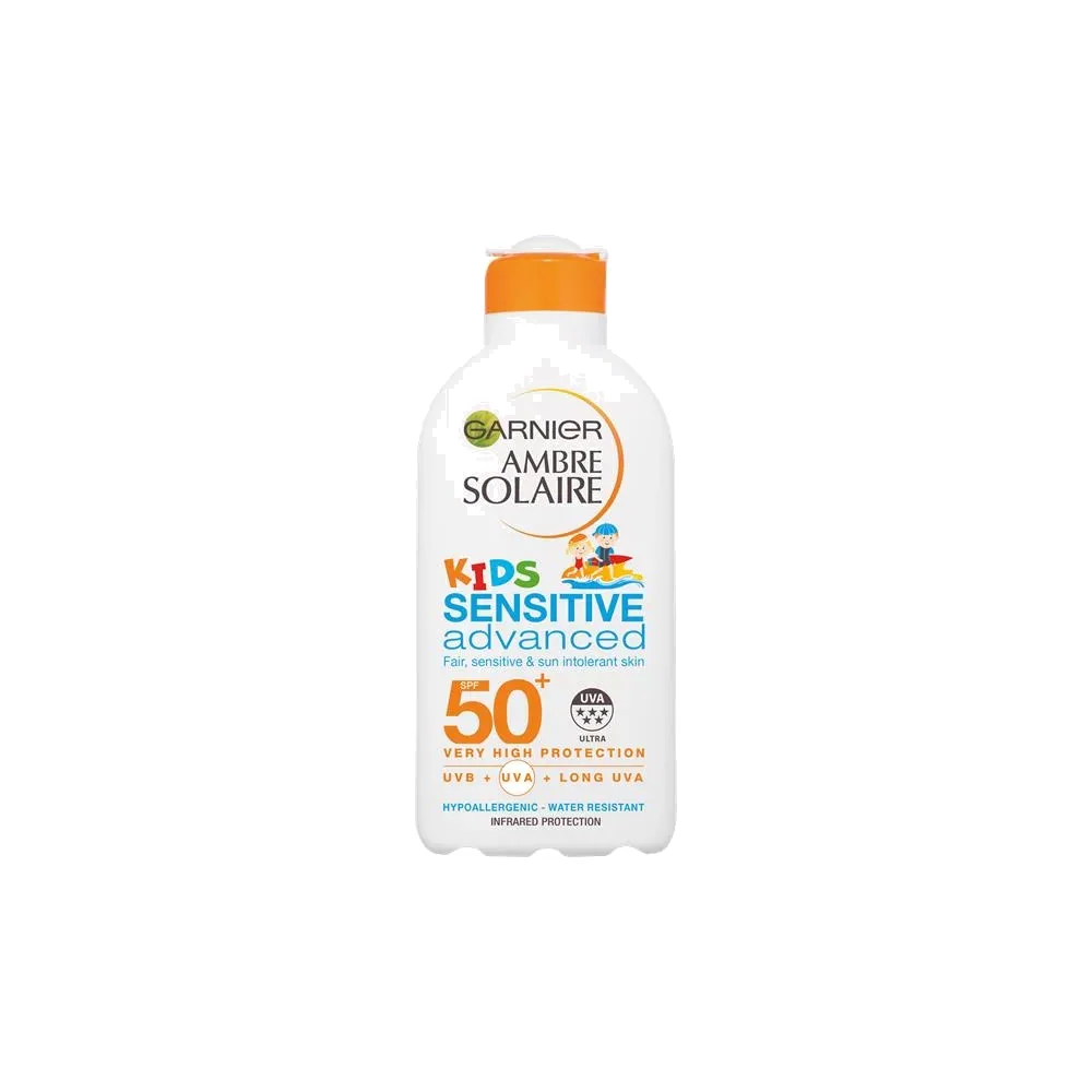 GARNIER AMBRE SOLAIRE KIDS SENSITIVE Crème Solaire SPF50+ 200ml