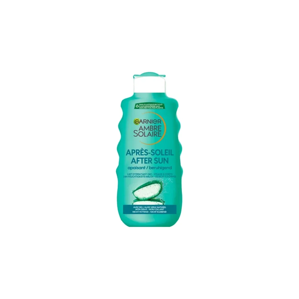 Garnier Ambre Solaire Lait Hydratant Après-Soleil à l’Aloe Vera