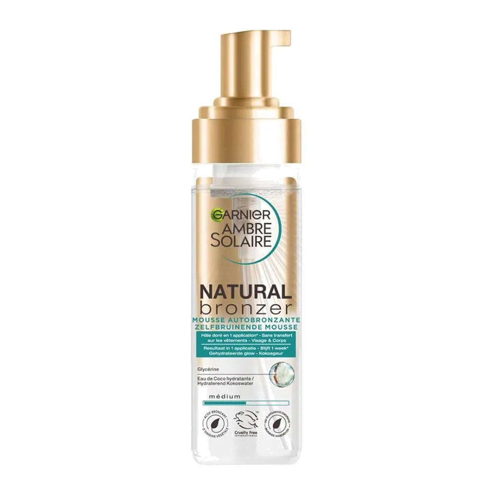 Garnier Ambre Solaire Naturel Bronzer Mouss 200ml