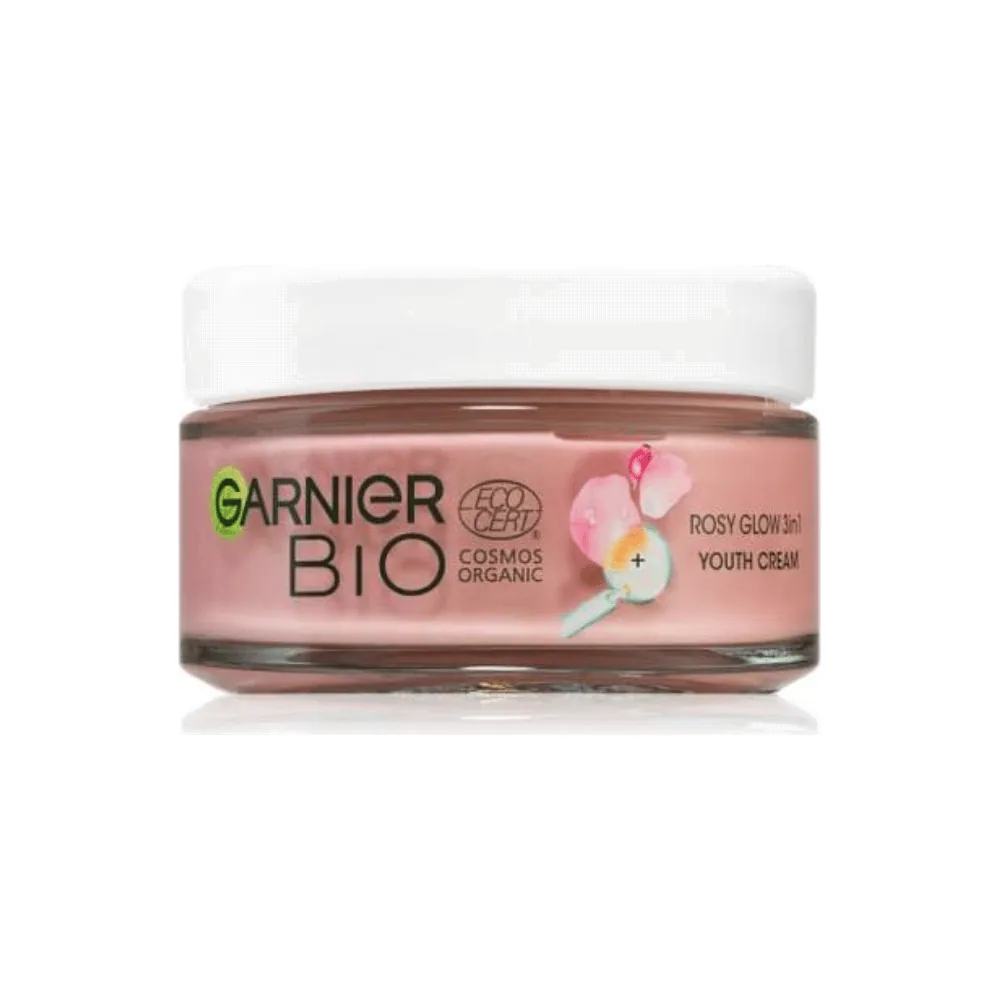 Garnier Bio Rosy Glow 3in1 Créme Rosée 50ml