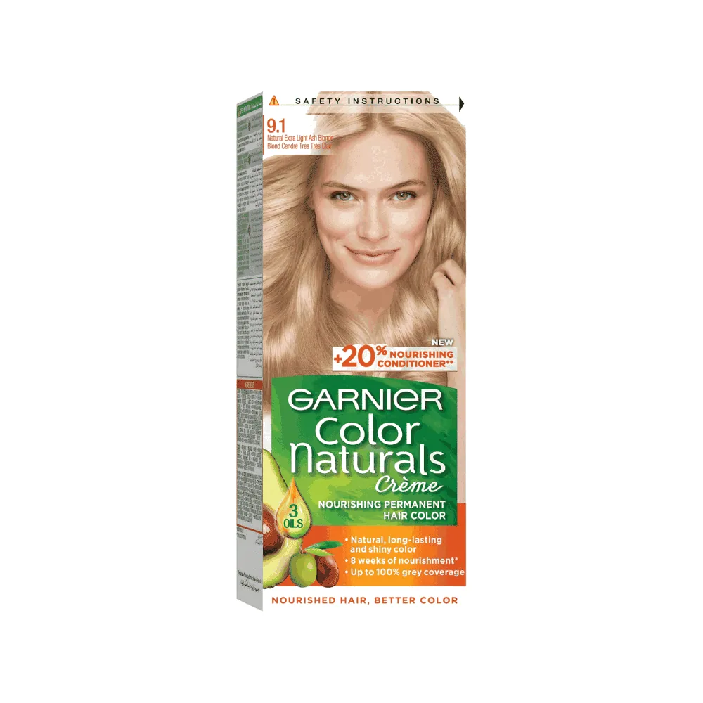 Garnier Color Naturals Crème 9.1 Blond Cendre Tres Tres Clair