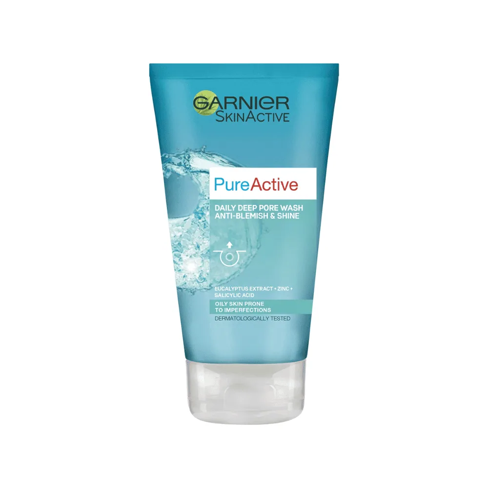 Garnier Pure Active Sensitive Gel Nettoyant Anti Imperfections 150ml