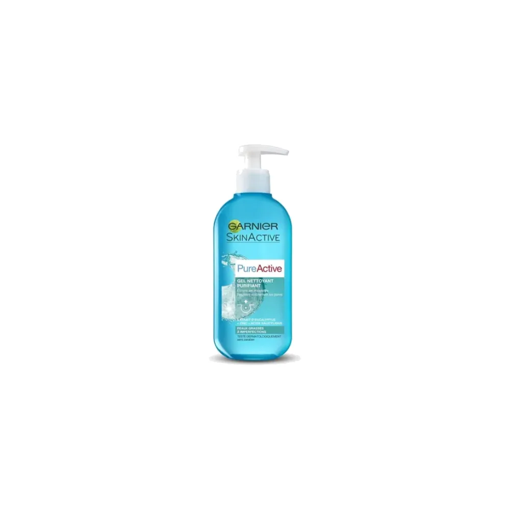 Garnier Pure Active Sensitive Gel Nettoyant Purifiant Anti Imperfection 200ml