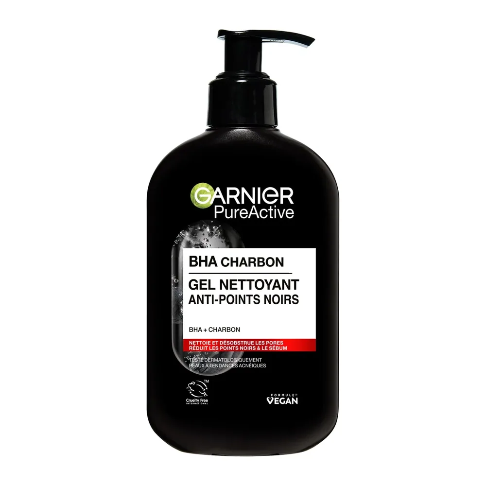 Garnier Pure & Clean Anti-Blackhead Charcoal Cleansing Pour Point Noir 200Ml