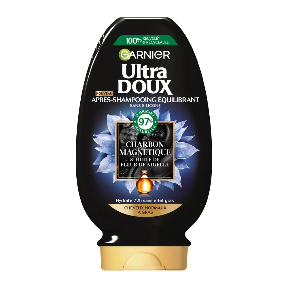 Garnier Ultra Doux Ap Shampoing Equilibrant Charbon Magnetique 200ml