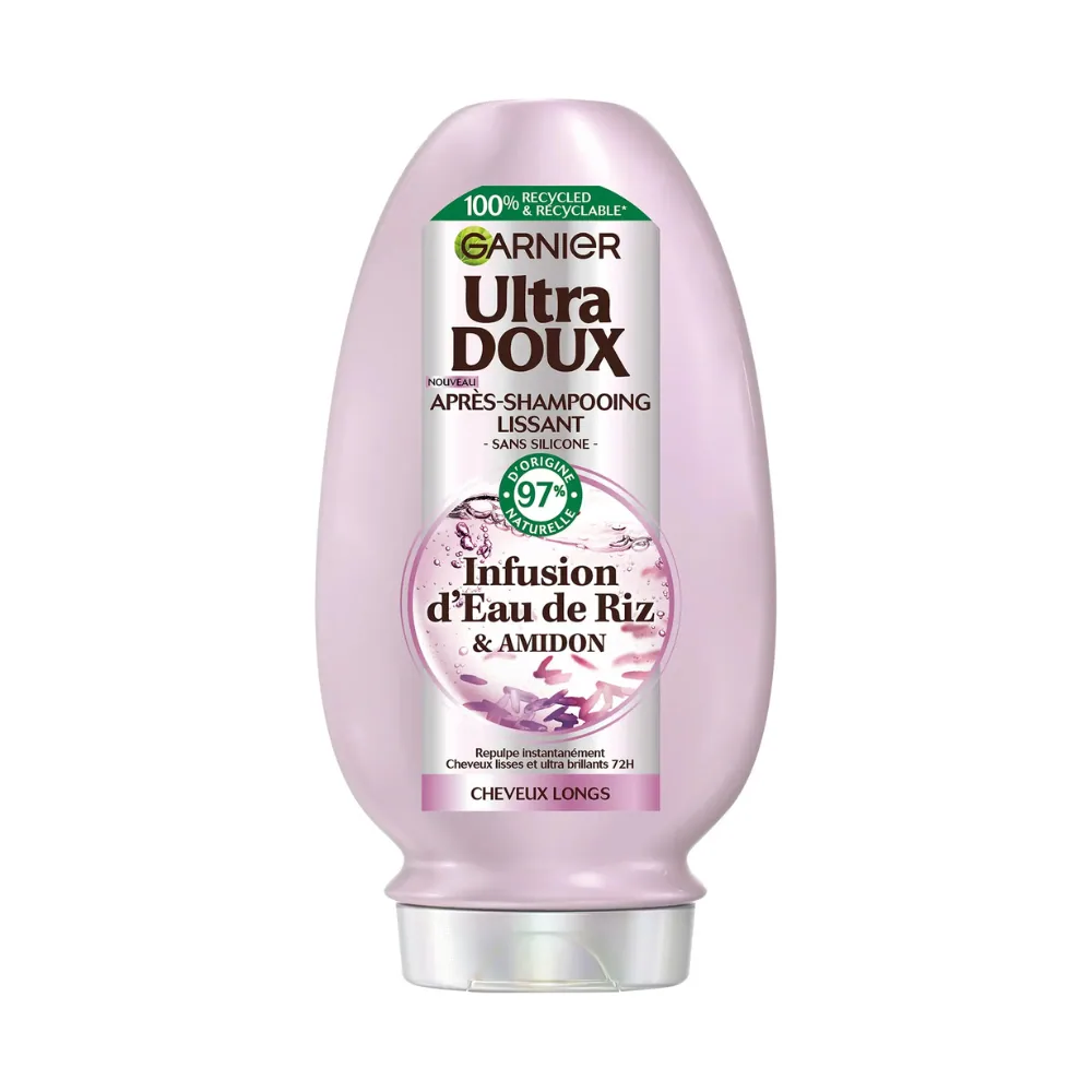 Garnier Ultra Doux Ap Shampoing Lissant Infusion d’Eau de Riz&amidon 200ml