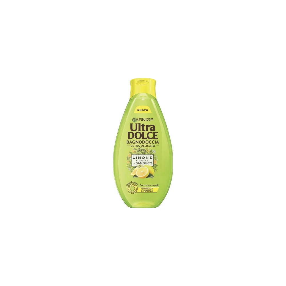Garnier Ultra Doux Douche Soin Citron Et Fleur De Sureau 500ml