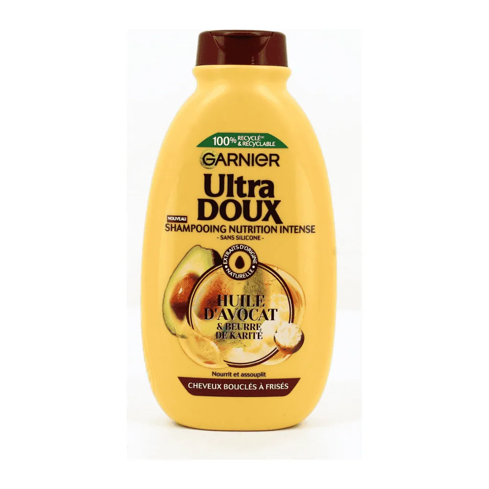 Garnier Ultra Doux Shampoing Huile D’Avocat Et Beurre De Karité 400ml