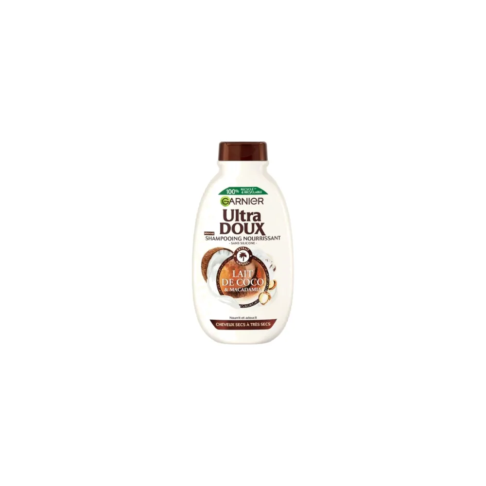 Garnier Ultra Doux Shampoing Lait De Coco & Macadamia 250ml