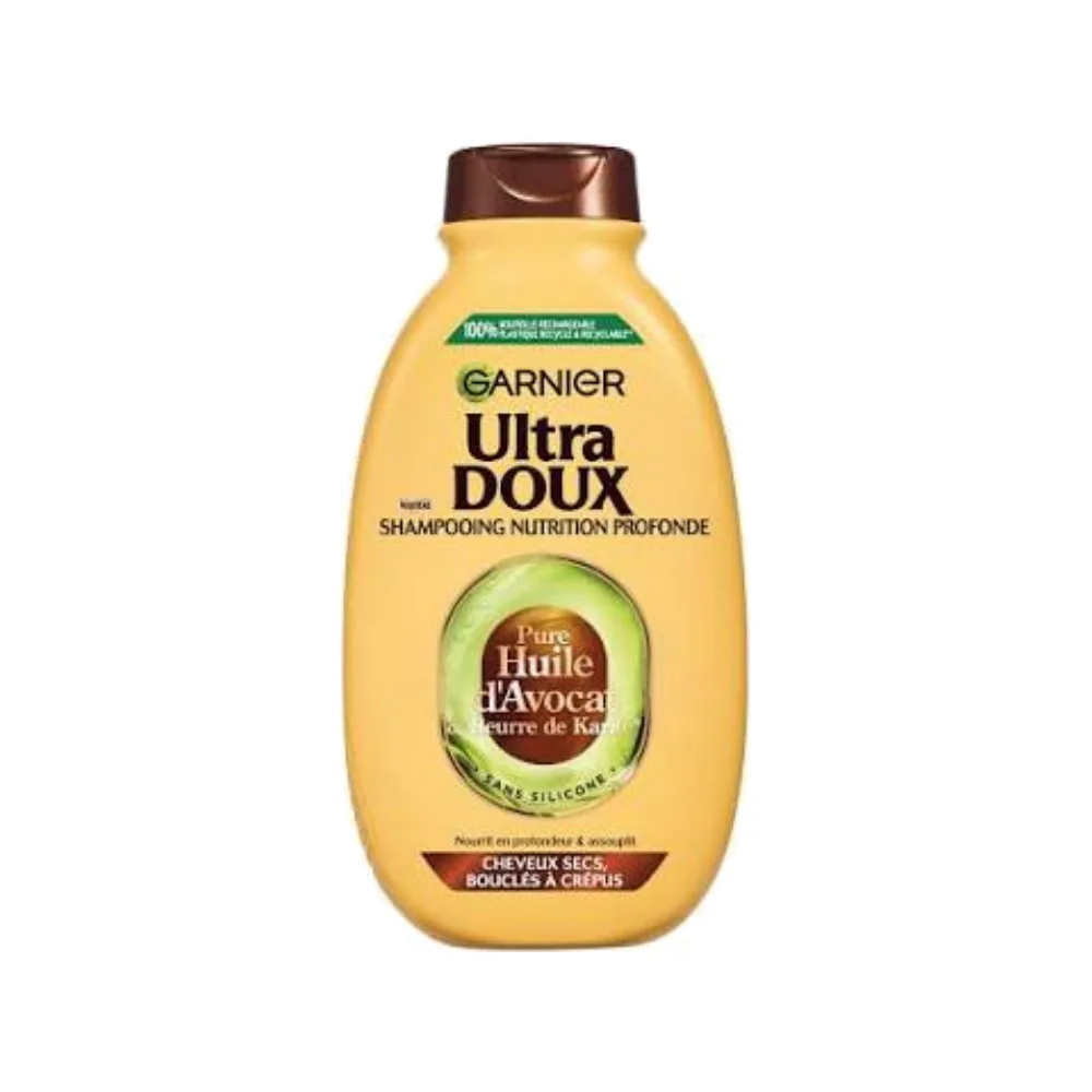 Garnier Ultra Doux Shampoing Nutrition Prpofonde Avocat Recharge 250ml