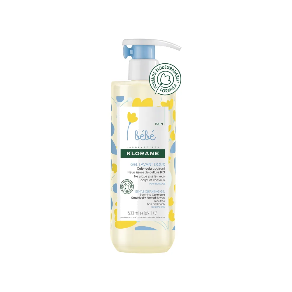 Gel Lavant Doux Calendula – Klorane Bébé – Klorane