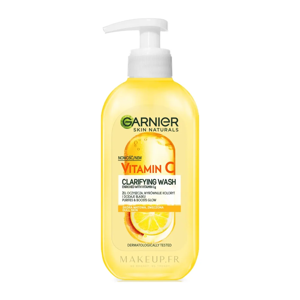 Gel Nettoyant Éclat à la Vitamine C Garnier 200ML