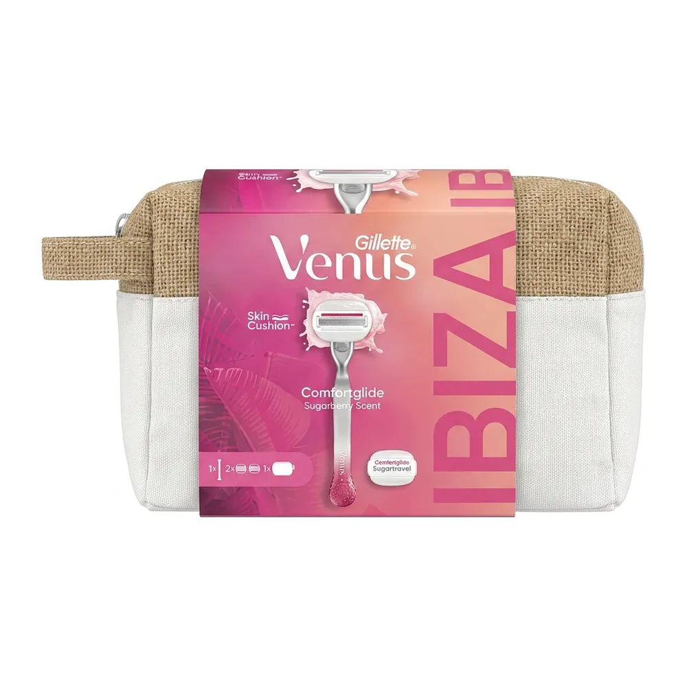 Gillette Venus ComfortGlide Sugarberry Scent Ibiza – Épilation douce et parfumée – Non visible