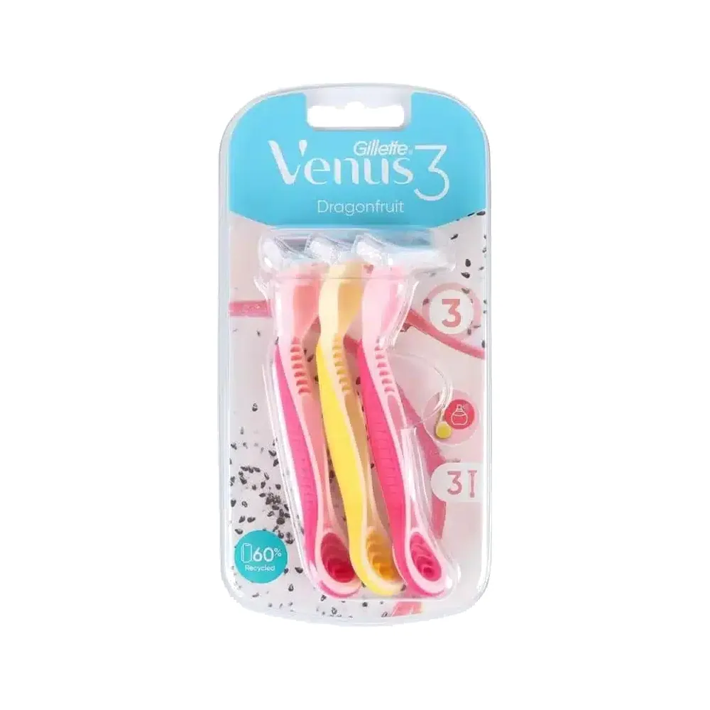 Gillette Venus Rasoir Dragonfruit Pack De 3