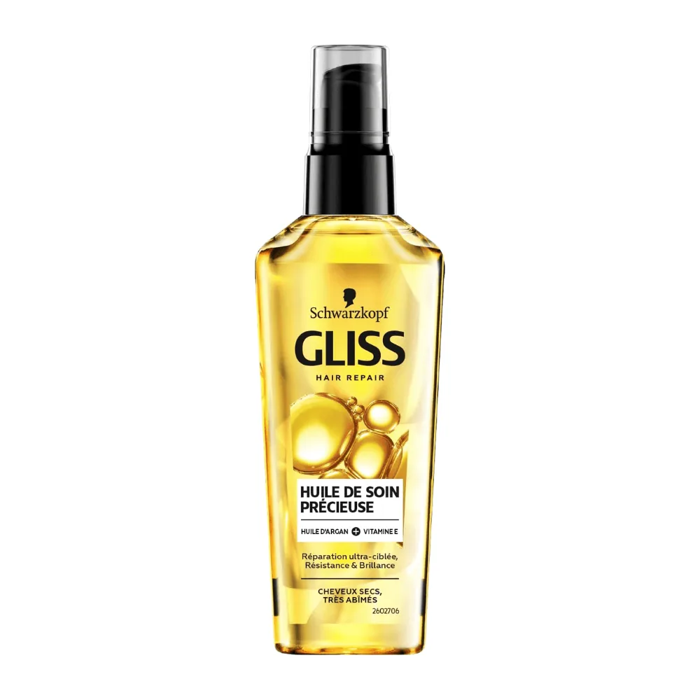 Gliss Huile De Soin Précieuse Cheveux Secs 75ml