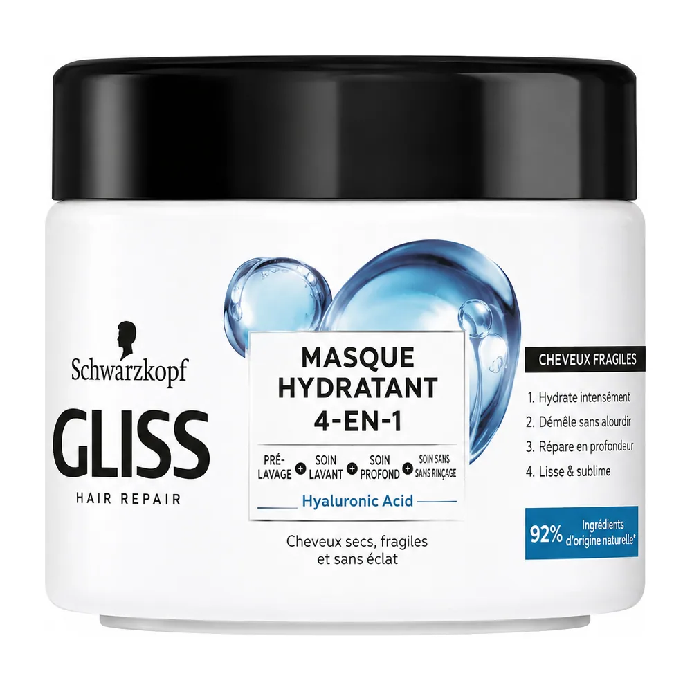 Gliss Masque Hydratant 4en1 400ml