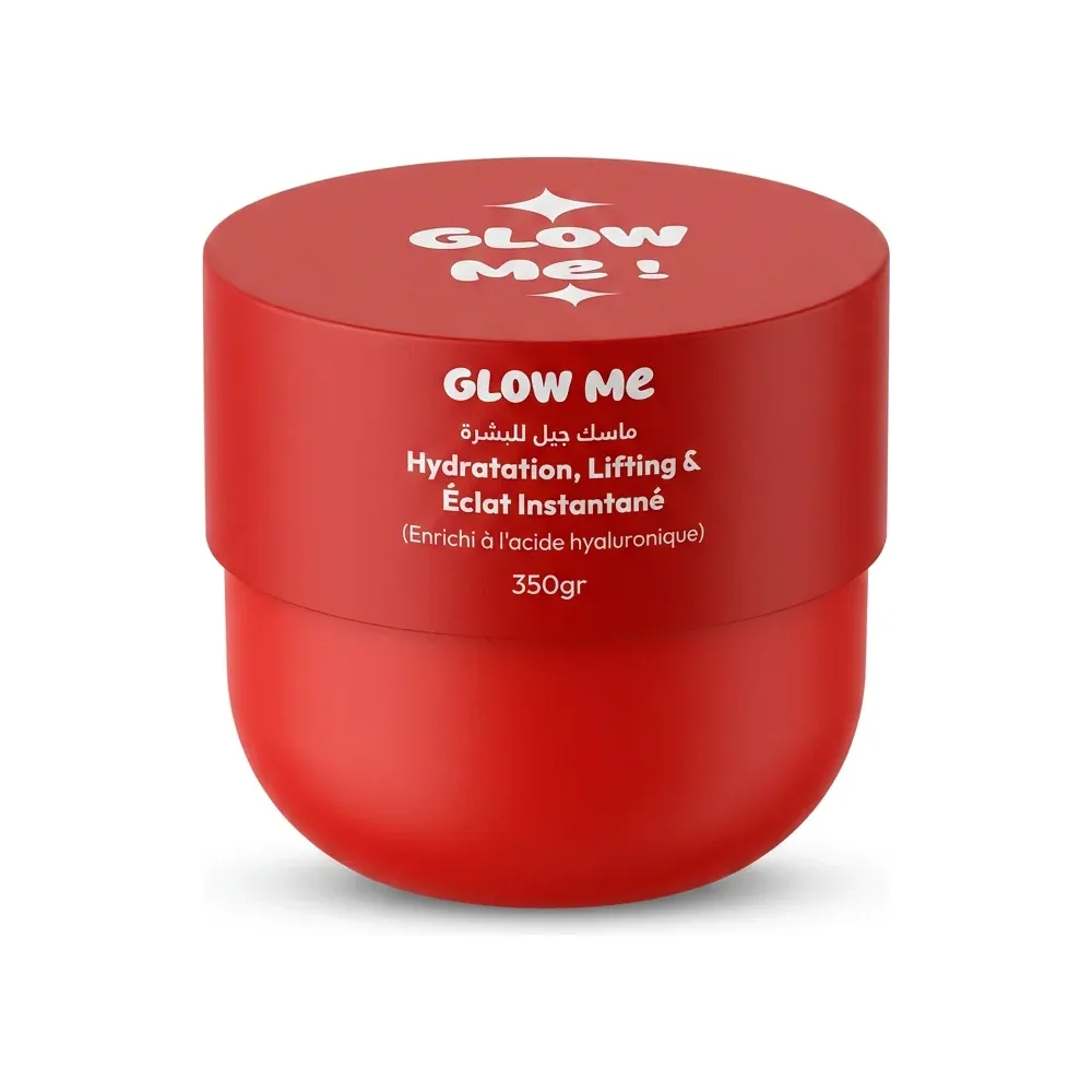 GLOW ME – Masque Gel Hydro-Glow – Hydratation, Lifting & Éclat Instantané – 350gr
