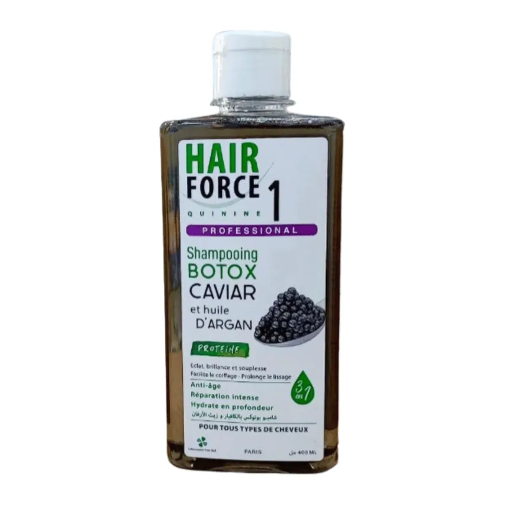 Hair Force Shampoing Caviar Et Huile D’Argan