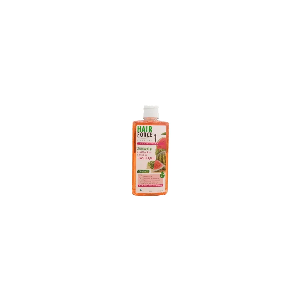 Hair Force Shp A La Keratine Et Extrait De Pasteque Anti Chute