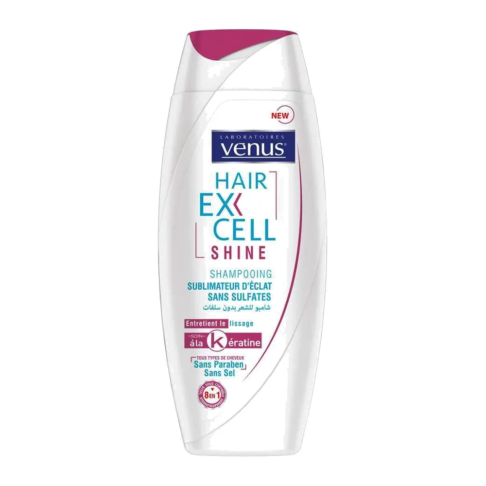 HairExcell Shine Shampooing 250ml Sans Sulfat