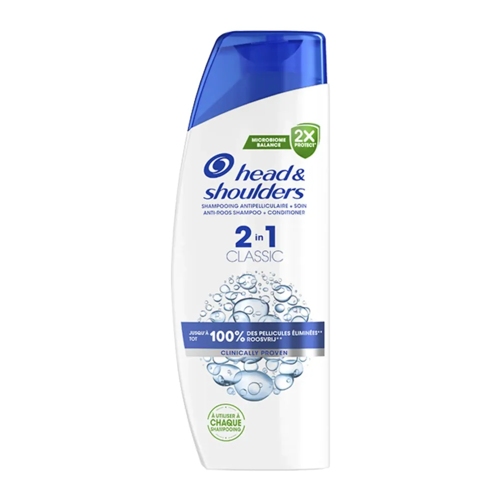 Head And Shoulders Mentholshampooing Antipelliculaire Classic 2En1 300Ml