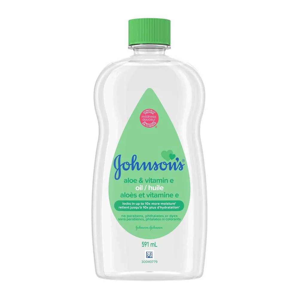 Huile JOHNSON’S Aloès et vitamine E 300ml