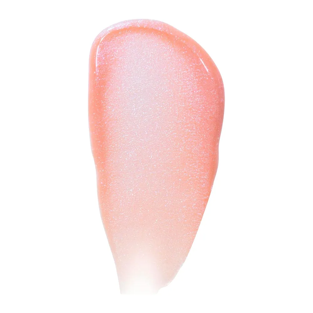 Huile à lèvres Glow Reviver elf, nourrissante et hydratante avec un fini scintillant haute brillance et une couleur transparente, parfum mentholé, non collante, végétalienne et sans cruauté, candy coded