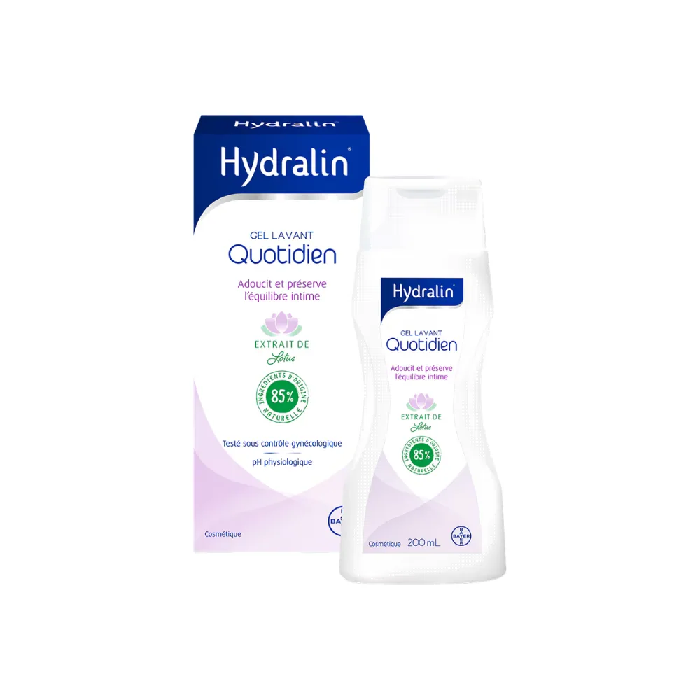 Hydralin Gel Lavant Quotidien Extrait De Lotus 200ml