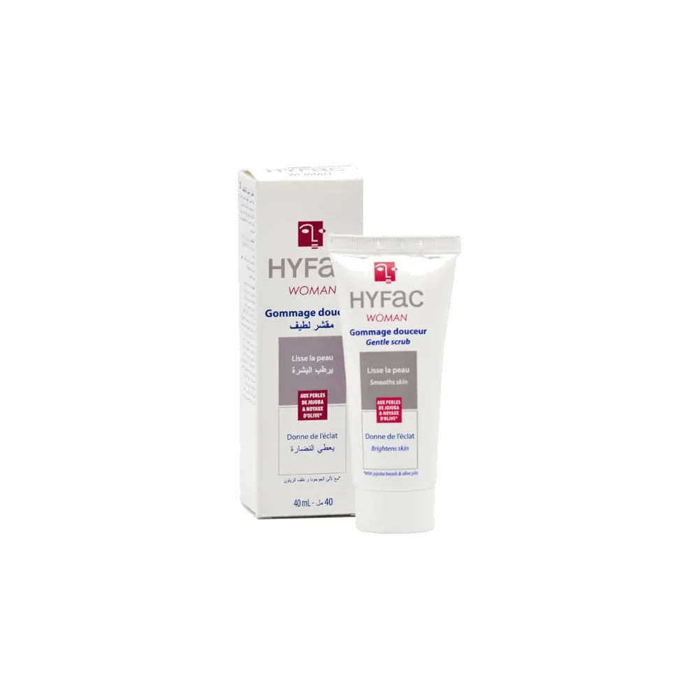 Hyfac Woman Gommage Douceur 40ml مقشر لطيف للبشرة من هيفاك 40 مل