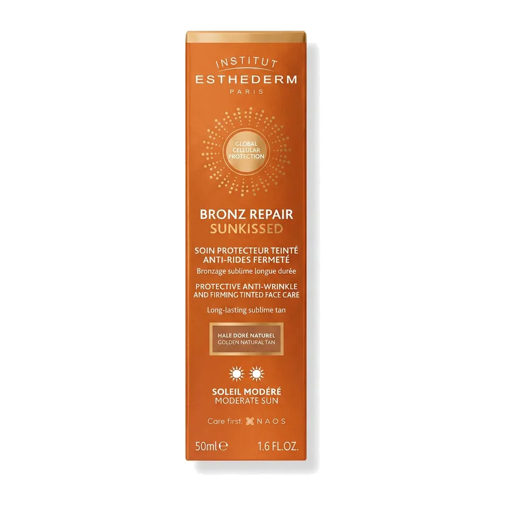Institut Esthederm – Bronz Repair Sunkissed – Soin protecteur teinté anti-rides et fermeté – 50ml