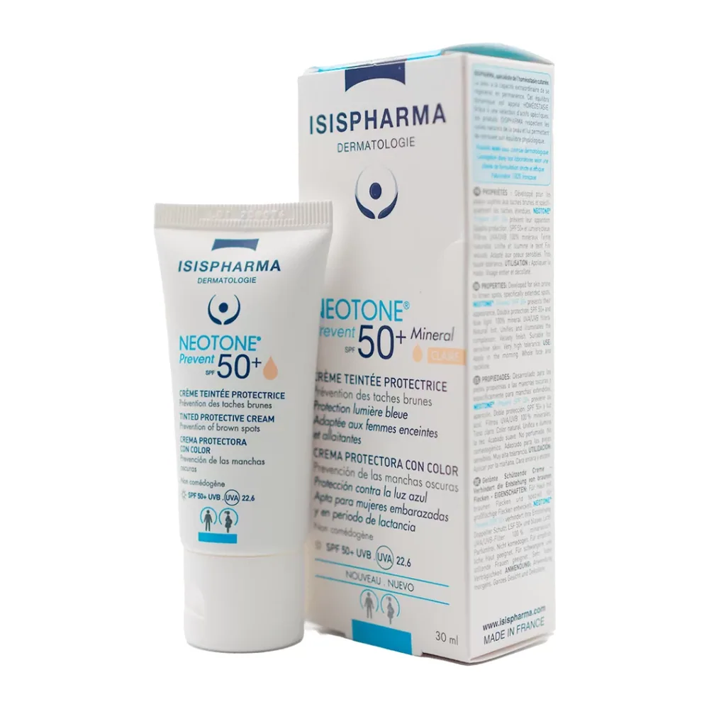 ISISPHARMA NEOTONE Prevent SPF50+ Mineral – Teinte Clair 30ml