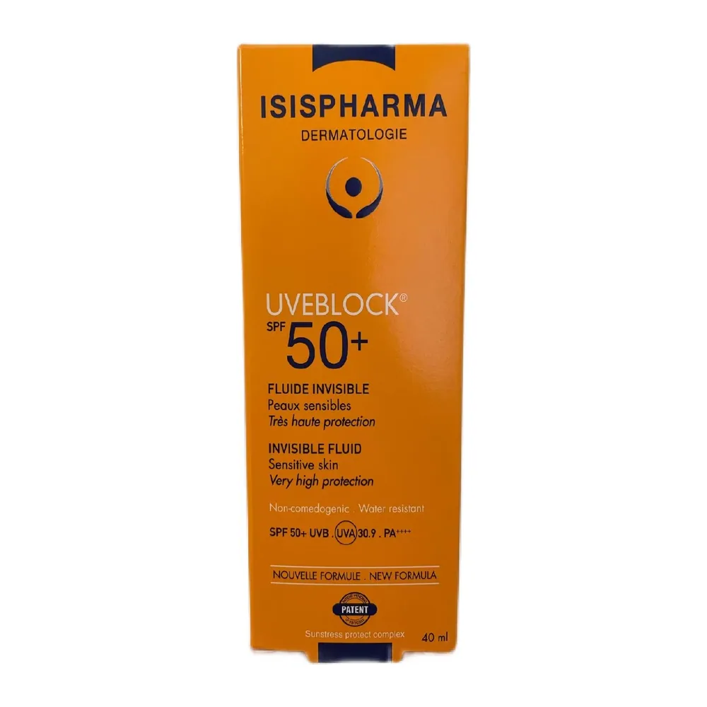 ISISPHARMA UVEBLOCK SPF50 Fluide invisible 40 ml