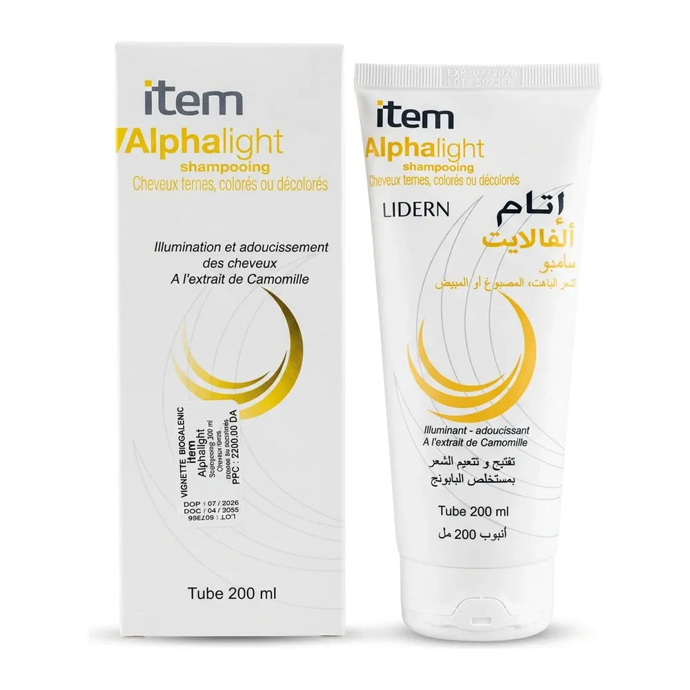 item – Alphalight Shampooing – Illumination & Adoucissement des cheveux – 200 ml
