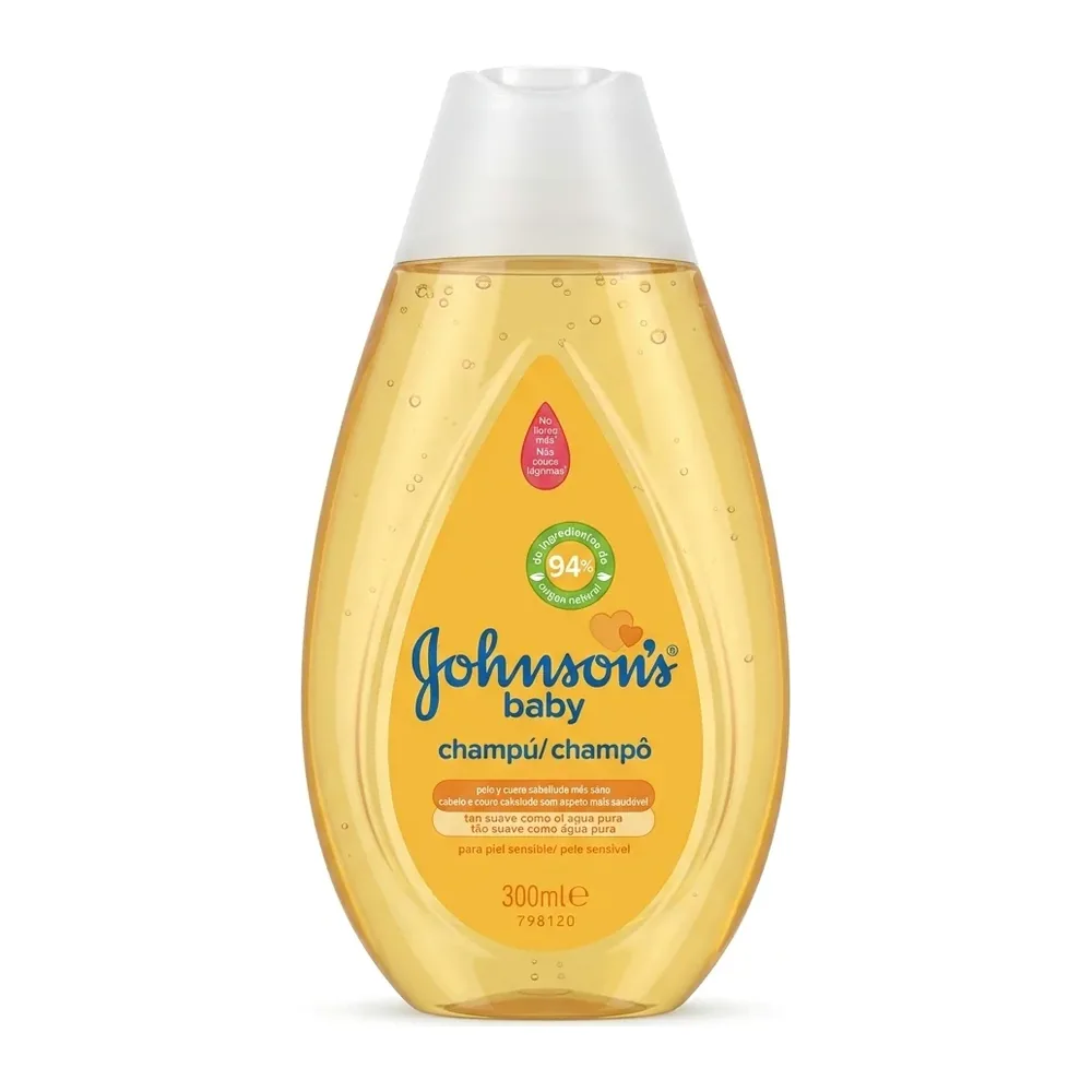 Johnson’s – Baby Champú/Champô – Cheveux sains et cuir chevelu soigné – 300ml