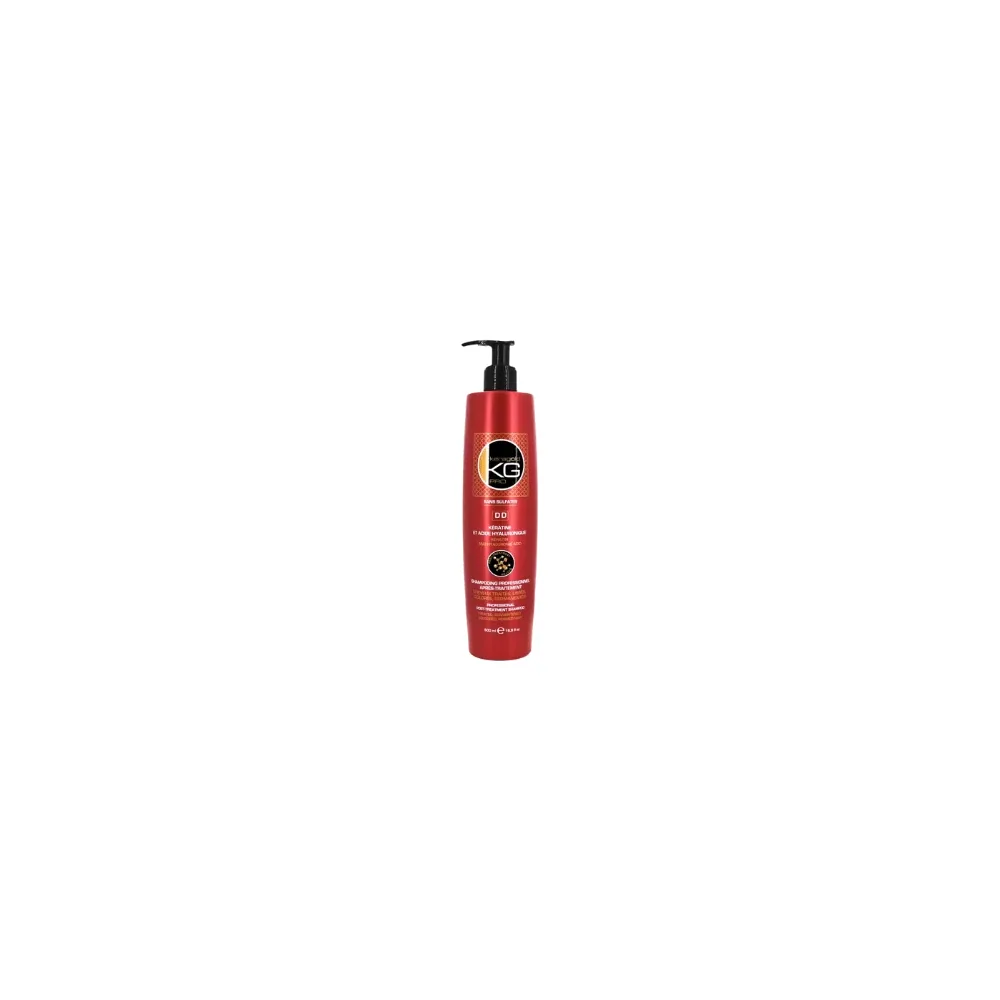 Keragold Shampooing 500Ml Dd Keratine Et Acide Hyaluronique Vheveux Traites Lisses Colores Permanent