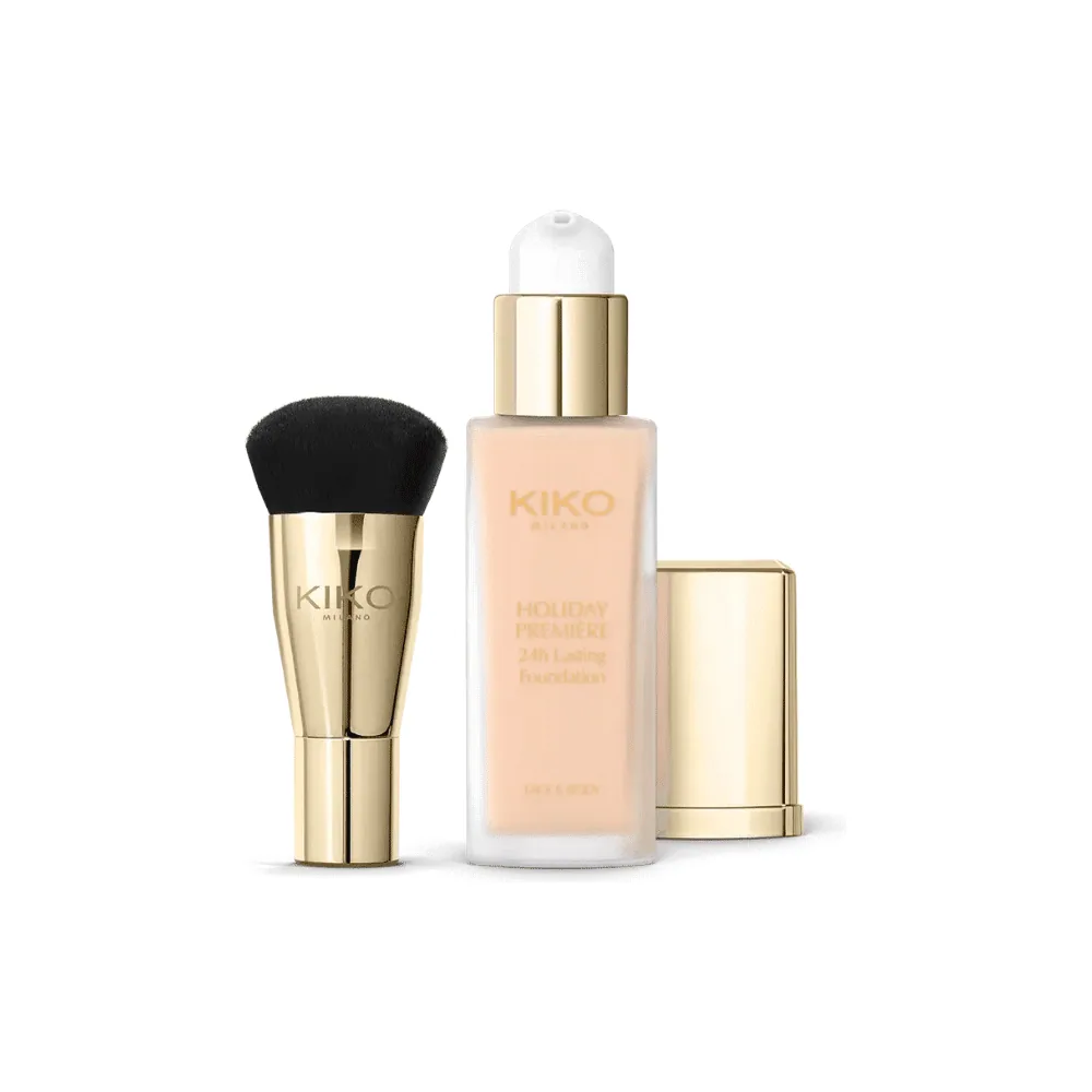 Kiko Fdt 02 Beige Holiday Premiere 224h Lasting Fondation 28ml