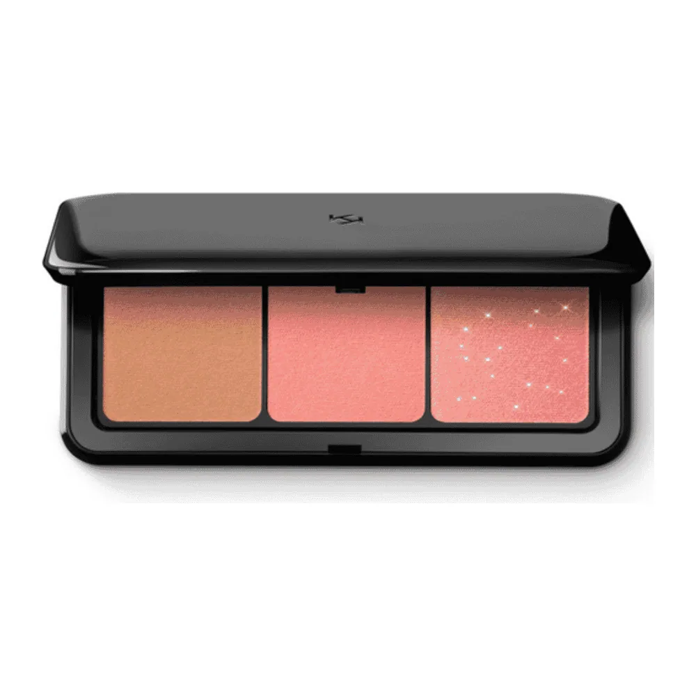 Kiko Multi Finish Trio Blush & Bronzer Face Palette 01