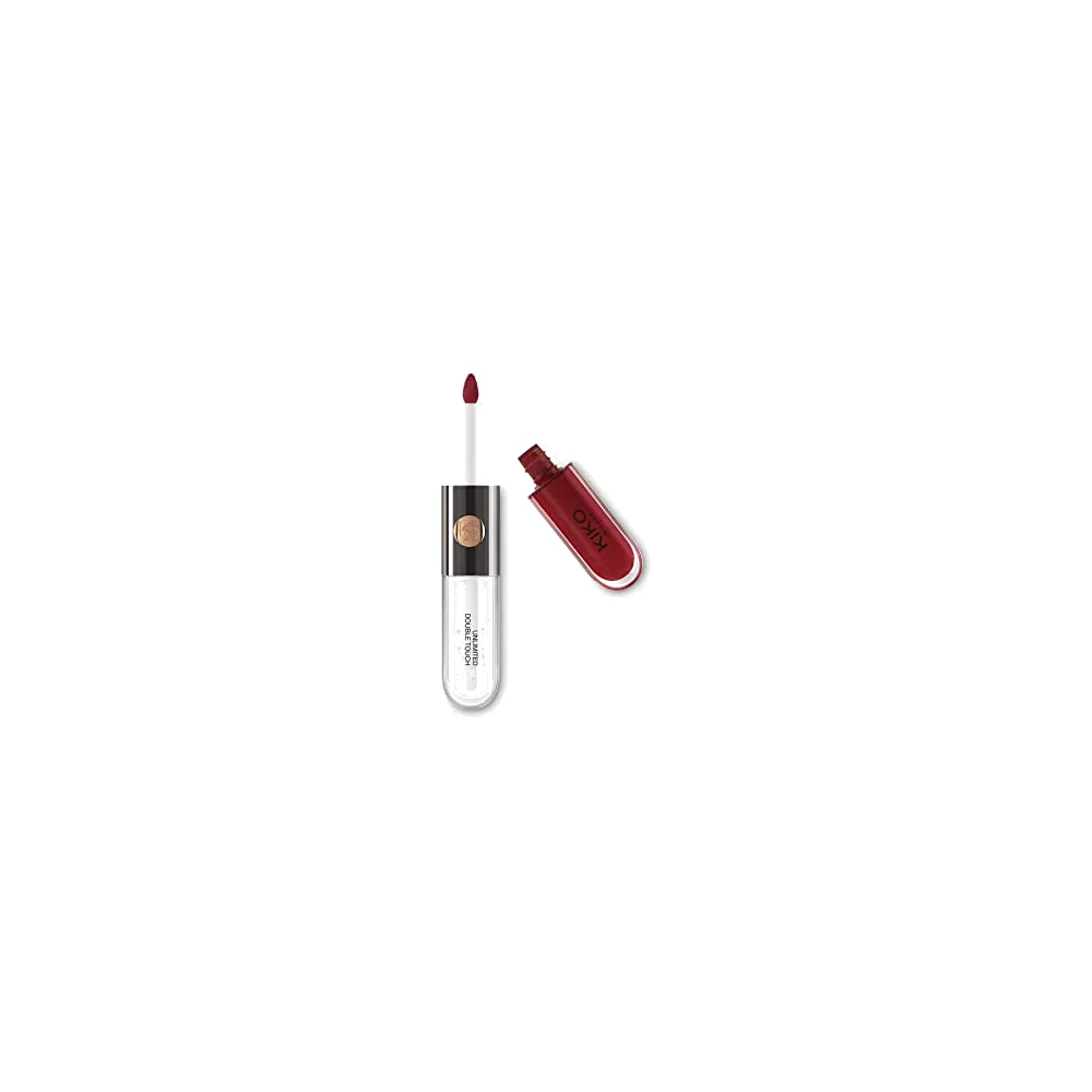 KIKO Milano Unlimited Double Touch 105 | Rouge À Lèvres Liquide En 2 Étapes, Fini Lumineux. Tenue Jusqu’À 12 Heures. Base Colorée Sans Transfert|2X3ml 0.10FL.OZ.