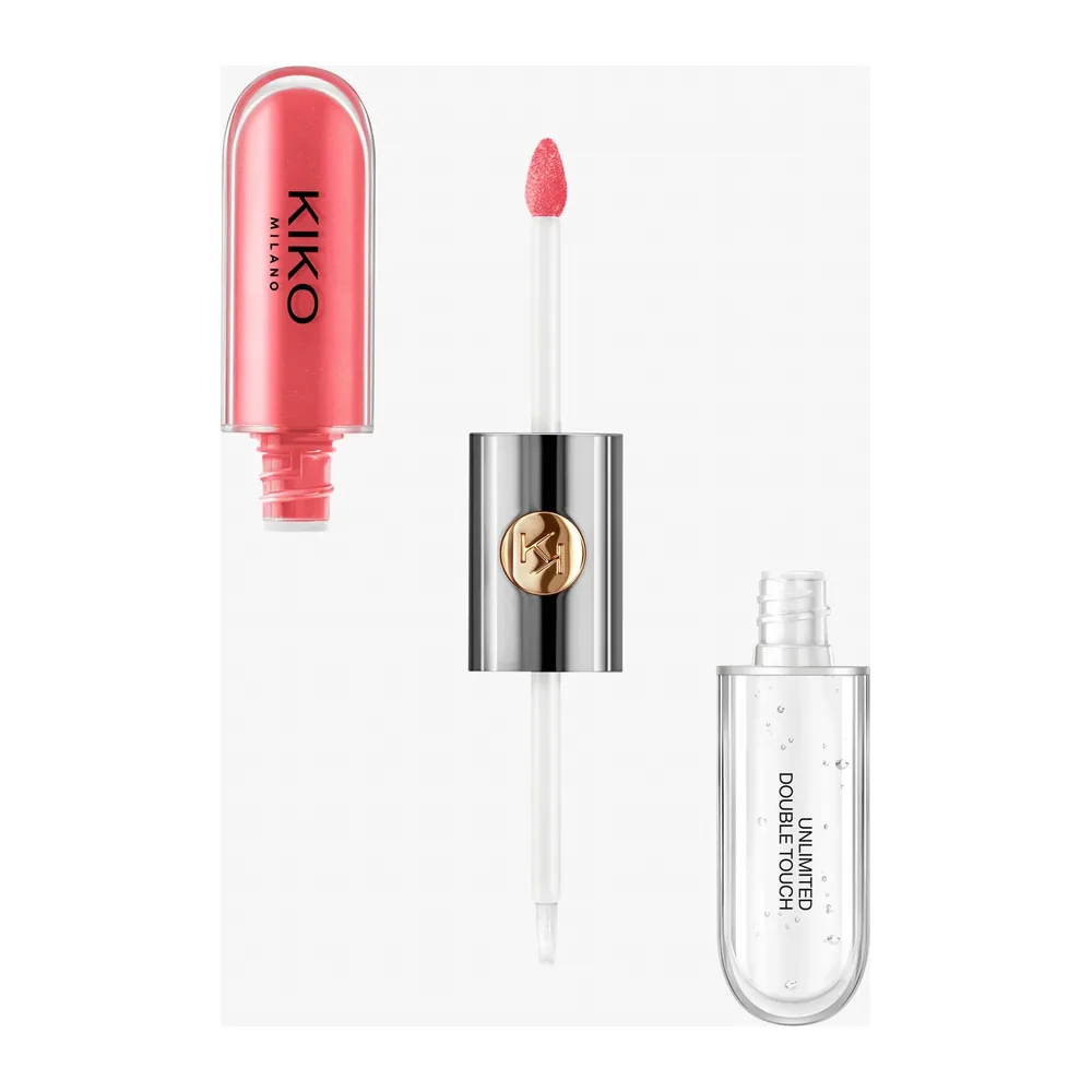 KIKO Milano Unlimited Double Touch 110 | Rouge À Lèvres Liquide En 2 Étapes, Fini Lumineux. Tenue Jusqu’À 12 Heures. Base Colorée Sans Transfert|2X3ml 0.10FL.OZ.
