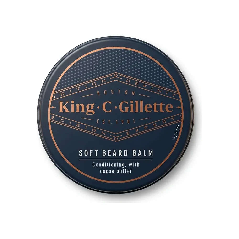 King C. Gillette – Soft Beard Balm – Hydratation & Discipline