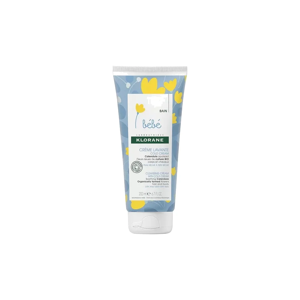 Klorane Bébé crème lavante 200ml