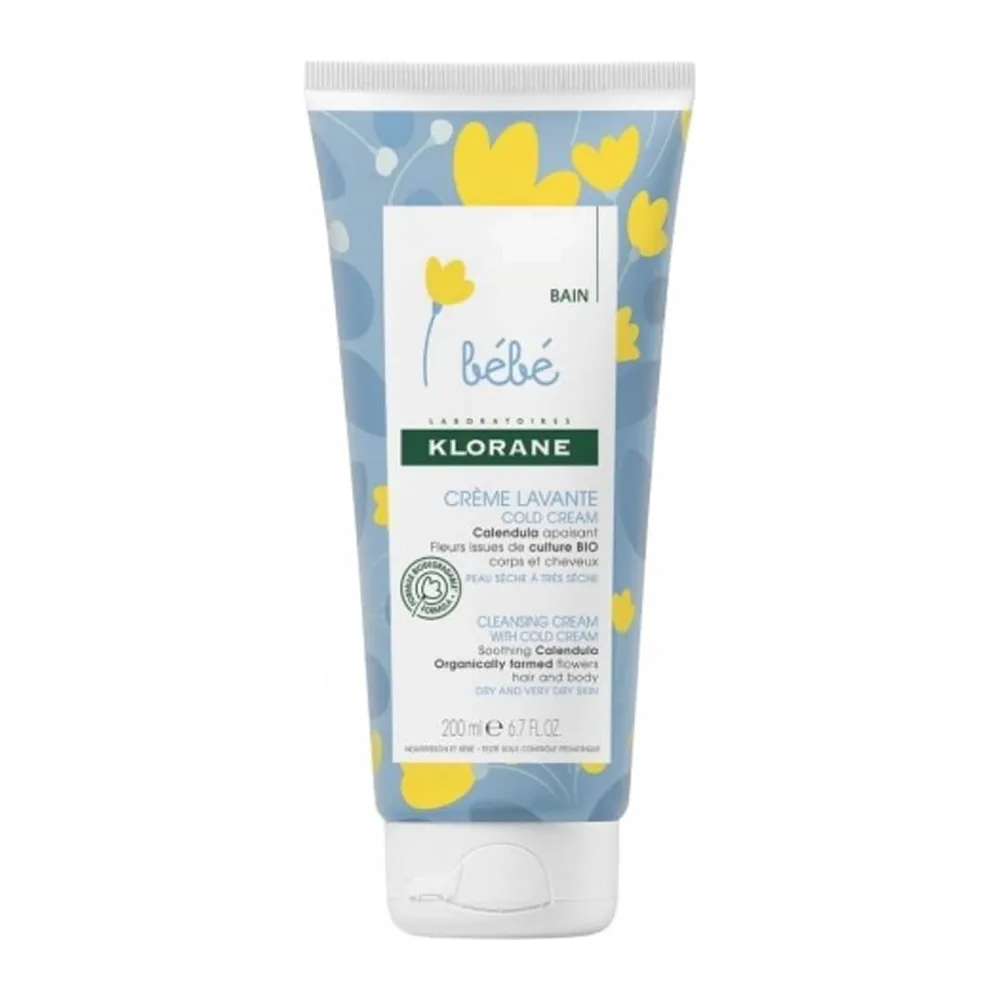 KLORANE BÉBÉ Crème Lavante au Cold Cream – 200ML