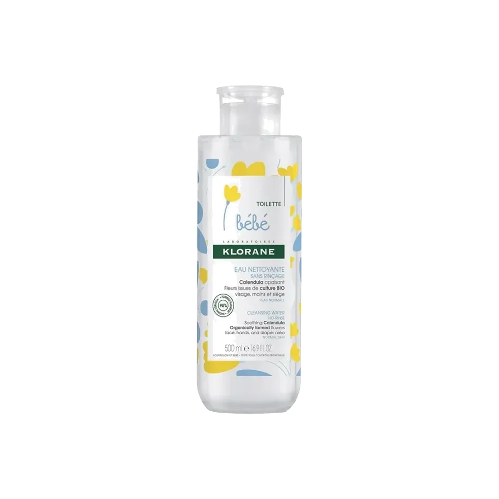 Klorane Bébé Eau Nettoyante Sans Rinçage 500ml