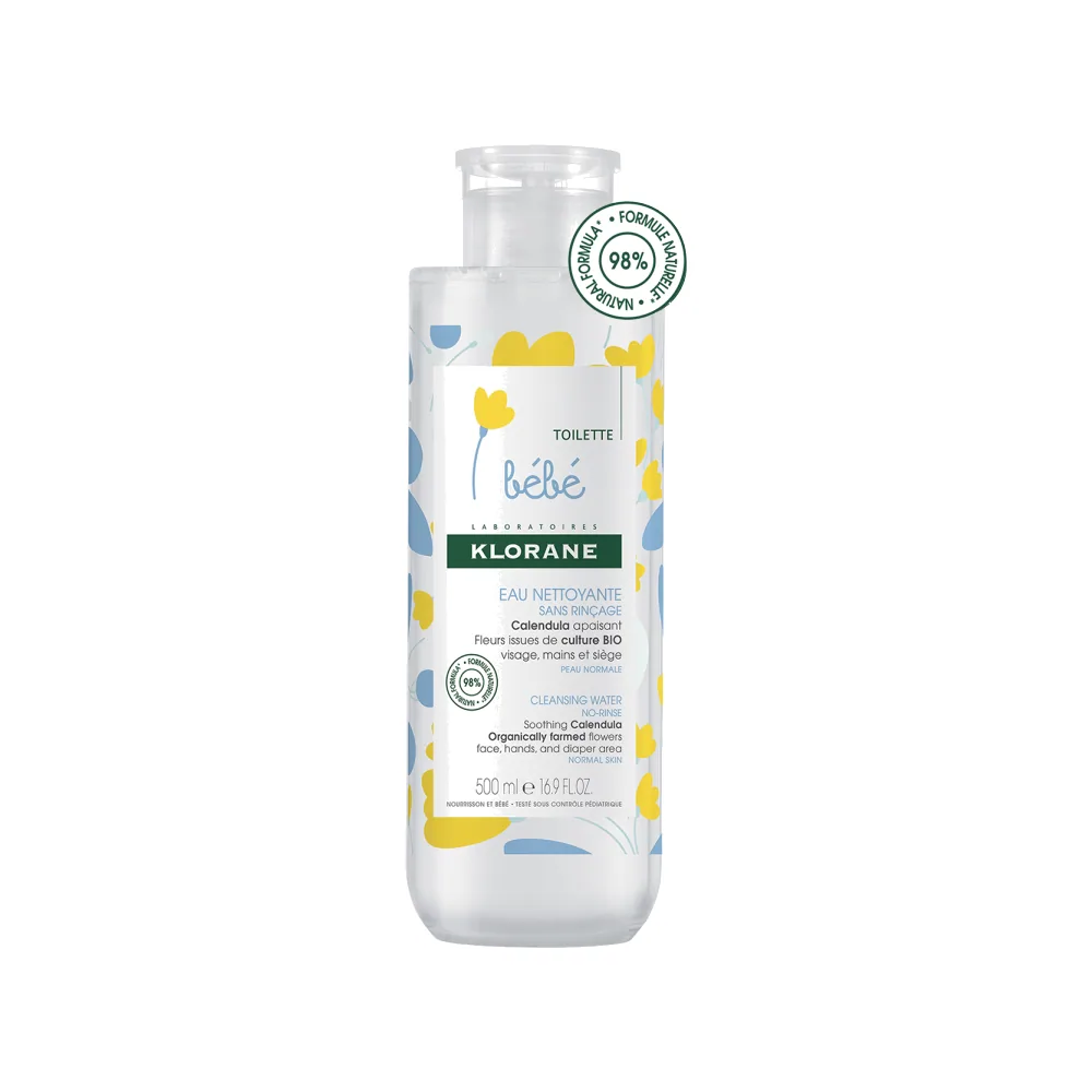 Klorane EAU NETTOYANTE SANS RINCAGE 500ML